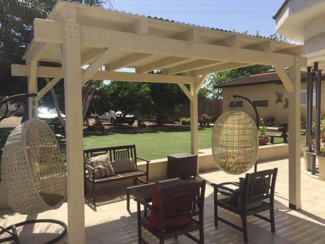 בניית פרגולה מעץ